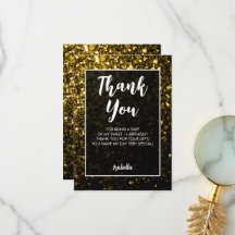 Gold dunkle Glitzern Sweet 16 elegante Schrift