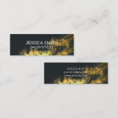 Gold Dust Background Business Card Mini Visitenkarte (Vorne/Hinten)