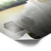 Gold Dust Confetti Wedding Foto Keepake (Ecke)