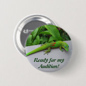 Gold Dust Day Gecko - Audition und Gecko holen Button (Vorne & Hinten)