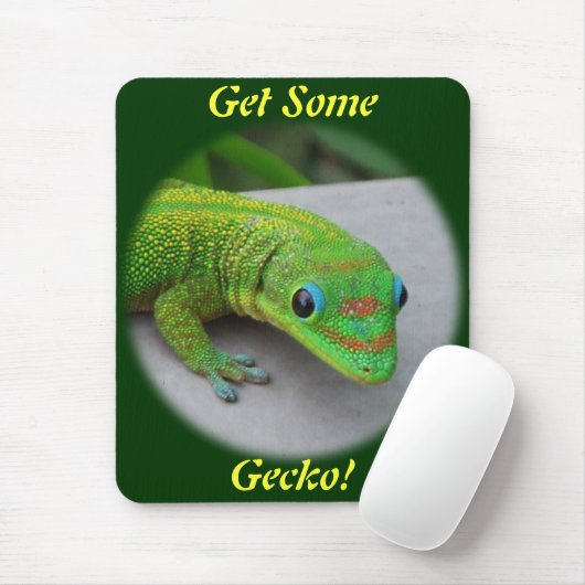 Gold Dust Day Gecko - Audition und Gecko holen Mousepad (Mit Mouse)