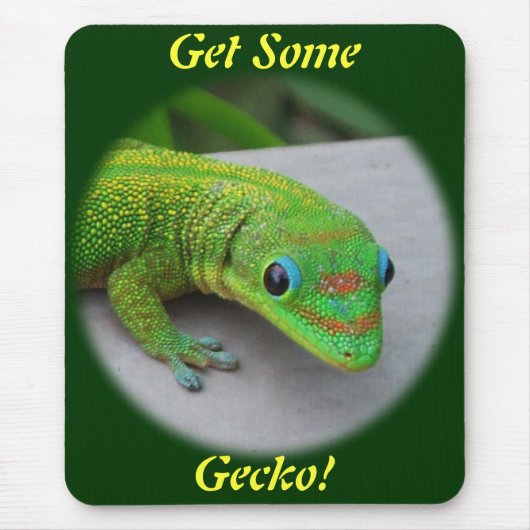 Gold Dust Day Gecko - Audition und Gecko holen Mousepad (Vorne)