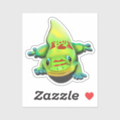 Gold Dust Day Gecko Aufkleber (Blatt)