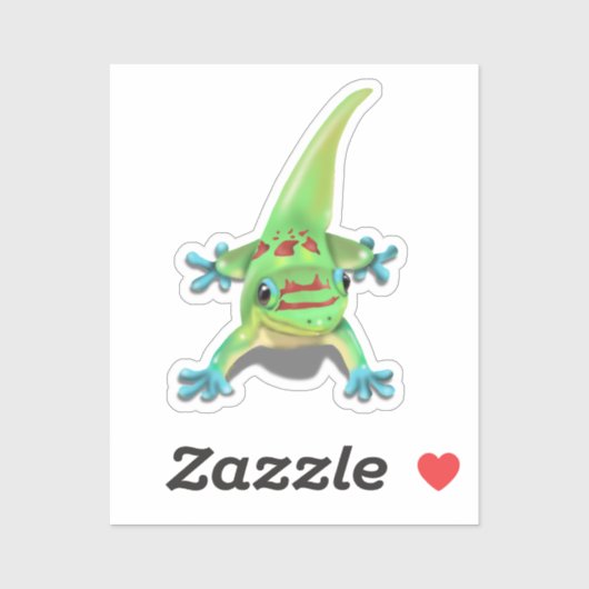 Gold Dust Day Gecko Aufkleber (Blatt)