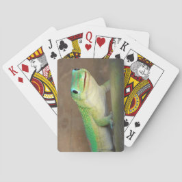 Gold Dust Day Gecko Foto Spielkarten