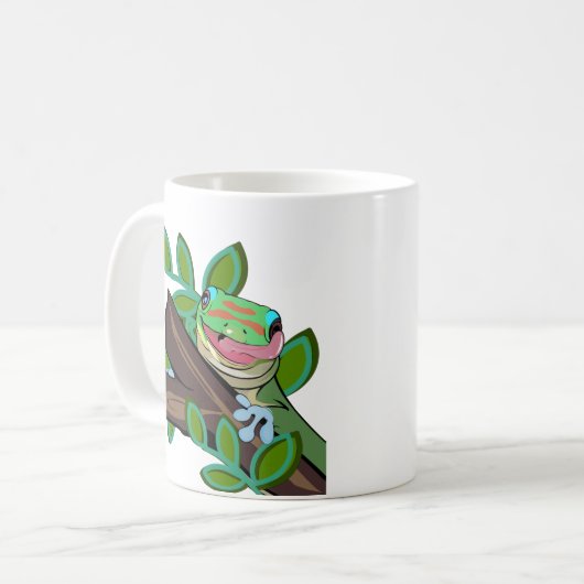 GOLD DUST DAY GECKO KAFFEETASSE (Vorderseite Links)