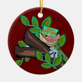 GOLD DUST DAY GECKO KERAMIK ORNAMENT