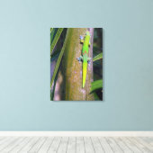 Gold Dust Gecko "Goldstaubgecko", Gecko, tropisch Leinwanddruck (Insitu (Holzboden))