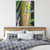 Gold Dust Gecko "Goldstaubgecko", Gecko, tropisch Leinwanddruck (Insitu (Schlafzimmer))