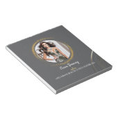 Gold Dust Pageant Titleholder Photo Notepad Notizblock (angewinkelt)
