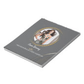 Gold Dust Pageant Titleholder Photo Notepad Notizblock (Rotiert)