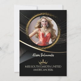 Gold Dust Premium Pageant Promo Karte