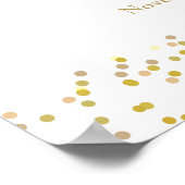 Gold Dust - Willkommenszeichen zum 50. Jubiläum Poster (Ecke)