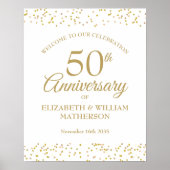 Gold Dust - Willkommenszeichen zum 50. Jubiläum Poster (Vorne)