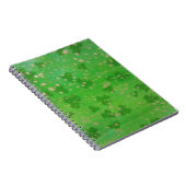 Gold-Dusted-Kleeblätter Notizblock (Rechte Seite)