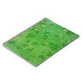 Gold-Dusted-Kleeblätter Notizblock (Linke Seite)