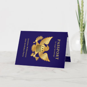 Gold Eagle Reisepass zum rechtmäßigen Trinken Gebu Ankündigung