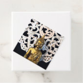 Gold Earth Buddha OM Om Mantra Ajna Meditation Geschenkanhänger (Beispiel)