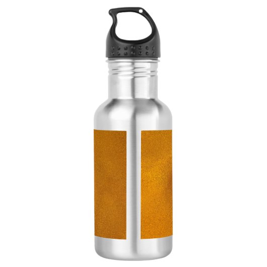 Gold-Effekt Edelstahlflasche (Rückseite)