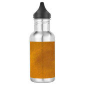 Gold-Effekt Edelstahlflasche (Links)