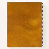 Gold-Effekt Notizblock (Rückseite)