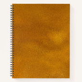 Gold-Effekt Notizblock (Vorderseite)