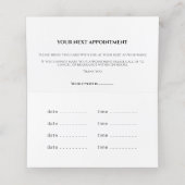 Gold-Effekt-Terminkarte Terminkarte (Innenseite Aufgefaltet)