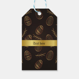 Gold Eggs Oster Geschenkanhänger