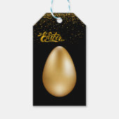 Gold Eggs Oster Geschenkanhänger (Vorderseite)