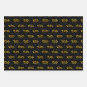 Gold Eggs Oster Geschenkpapier Set (Vorderseite 3)