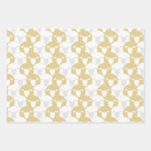 Gold Eid Adha Mubarak Kaaba Sheep Muster Geschenkpapier Set (Vorderseite 3)