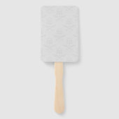 Gold Eiffelturm Damask Hochzeitsfavorit Hand Fan Fächer (Rückseite)