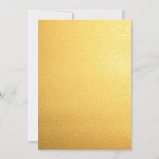 Gold ein bisschen Schmetterling ist auf dem Weg zu Einladung (Rückseite)