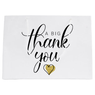 Gold ein großes Dankeschön Clipart Danke für Ih Große Geschenktüte