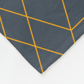 Gold, einfach, modern, cool, trendig geometrisch fleecedecke (Ecke)