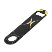 Gold, einfach, modern, luxuriös und gewaltig speed flaschenöffner (Rückseite Schrägansicht)