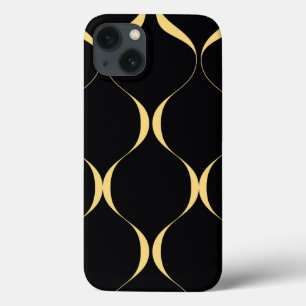Gold, einfach, modern, luxuriös, wellenförmig Case-Mate iPhone hülle