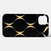 Gold, einfach, modern, luxuriös, wellenförmig Case-Mate iPhone hülle (Rückseite (Horizontal))