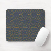 Gold, einfache, moderne, coole, trendy Linien Mousepad (Mit Mouse)