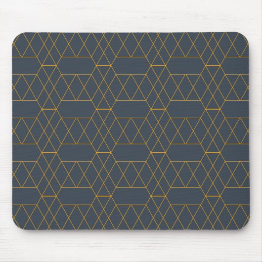 Gold, einfache, moderne, coole, trendy Linien Mousepad (Vorne)