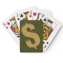 Gold-Eingeweihte Dollar-Zeichen