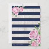 Gold | Einladung des Mädchens (Rückseite)