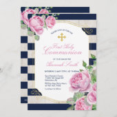 Gold | Einladung des Mädchens (Vorne/Hinten)