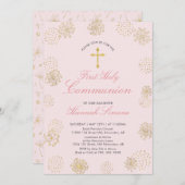 Gold | Einladung des Mädchens (Vorne/Hinten)