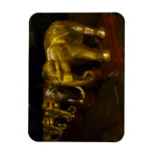 Gold Elefanten 3"x4" Magnet (Vertikal)