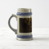 Gold Elefanten Grau / Blau 22 oz Stein Bierglas (Links)