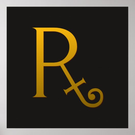 Gold Elegance 17 Print Poster (Vorne)