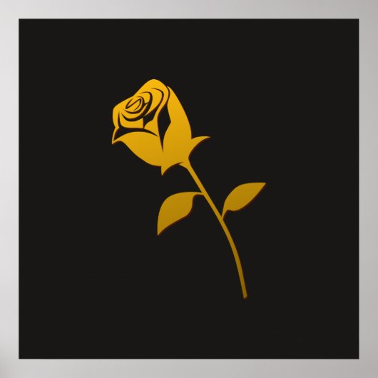 Gold Elegance 19 Print Poster (Vorne)