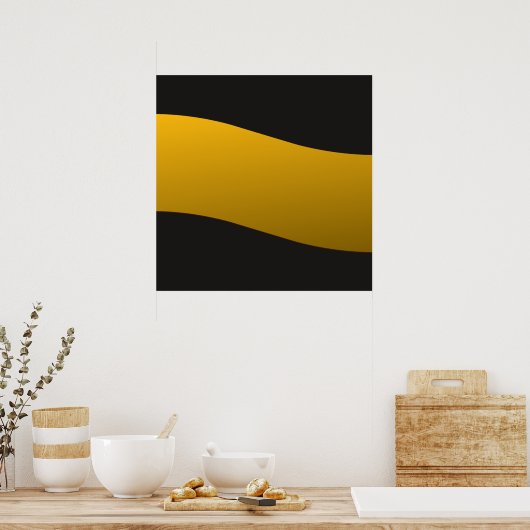 Gold Elegance 20 Print Poster (Küche)