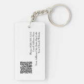 Gold Elegance 2 Kirche Santa Maria delle Grazie Schlüsselanhänger (Rückseite)